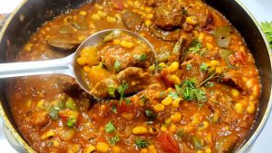 Caribbean Goat Curry with Rice & Black-Eyed Beans Cooking Tutorial