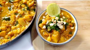 Sweet Potato & Peanut Curry Cooking Tutorial
